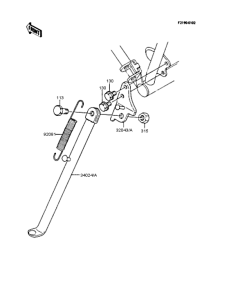 KX60 Подножка