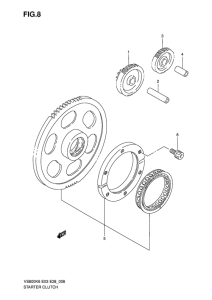 VS800 Муфта стартера