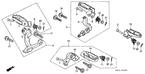 XR250R Ступень передачи