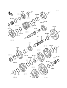 ZX600 Трансмиссия