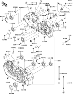 VN2000 Картер двигателя