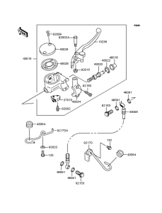 VN250 Главный тормозной цилиндр