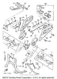 XJ750MK Подножки