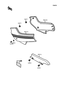 EX400 Боковые обтекатели
