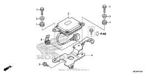 GL1800 (ABS) Tpms receiver unit