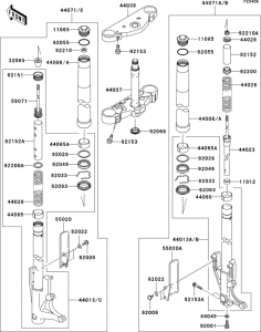 VN1600 Front fork(1 / 2)(b7f / b7fa / b8f / b8fa)