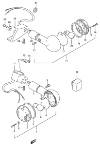 VS600 Поворотники