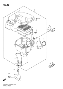 DL650 (ABS) Воздухоочиститель
