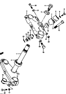 RM500 Траверса нижняя