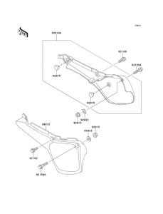 KX60 Боковые обтекатели