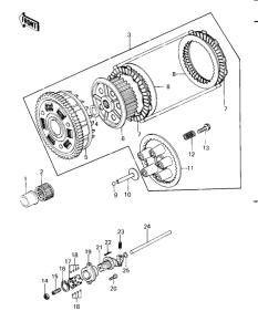 KZ1000 Бендикс
