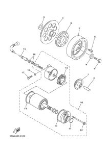 XVS650A Муфта стартера