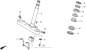 VF750C Траверса нижняя