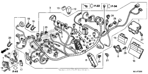 NC700X (DCT) Жгут проводов