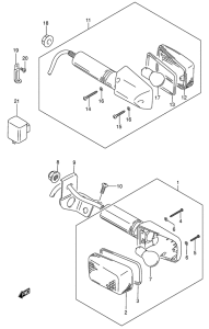 DR200 Поворотники