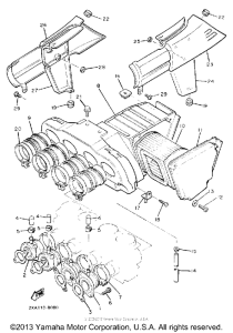 YX600U Воздушный фильтр
