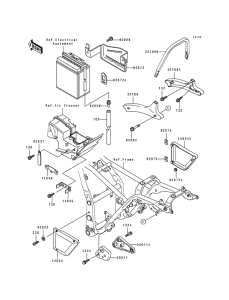 EL250 Ящик аккумуляторной батареи