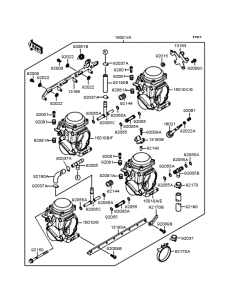 ZX250 Карбюратор