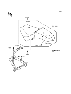 VN250 Сиденье