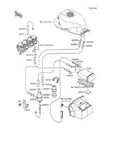ZX600 Fuel evaporative system(1 / 2)