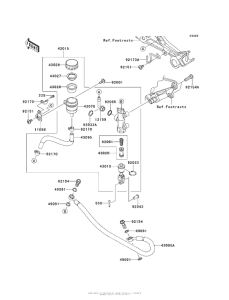 EX300 Задний торм цилиндр