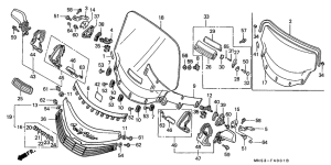 GL1500SE Wind screen / back mirror