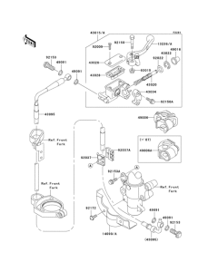 KX100 Главный тормозной цилиндр