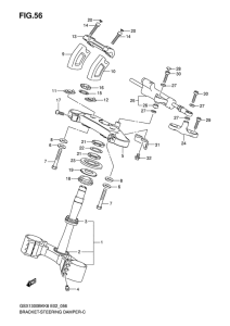 GSX1300BK (ABS) Bracket / steering damper
