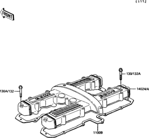 Z550 Крышка головки цилиндров