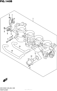 GSX-S1000 (ABS) Throttle Body (Gsx-S1000Al7 E03)