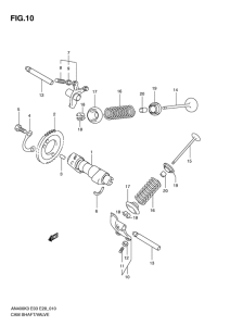 AN400 Распредвал  /  клапан