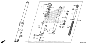 CB1100 (ABS) Front Fork (1)