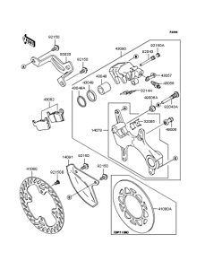  Задний тормоз