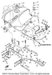 FJ1200WC Топливный бак