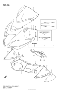 GSX1300R (ABS) Cowling Body
