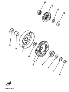 SH50 Сцепление