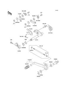 ZX1100 Переключатель передач