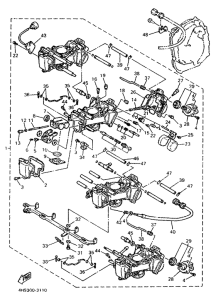 YZF750SP Карбюратор
