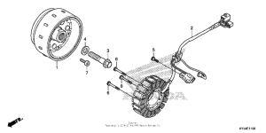 CBR250R Генератор