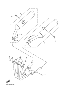 FJR1300 Выхлопная система