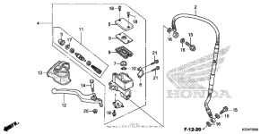  Передний главный тормозной цилиндр