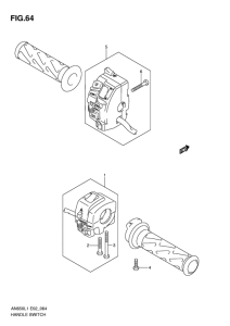 AN650 (ABS) Рулевой переключатель