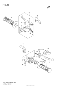  Handle Lever (Dr-Z125L E28)