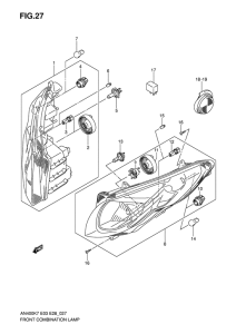 AN400 (ABS) Front combination lamp
