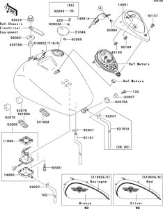VN1500 Fuel tank(1 / 3)(vn1500-n3)
