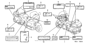 GL1800 Лейбл предостережения