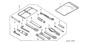 CBR1100XX Инструмент