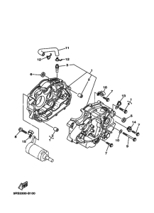 TW125 Картер двигателя
