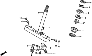 VT1100C2 Траверса нижняя