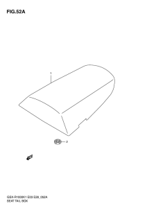 GSX-R1000 Seat tail box